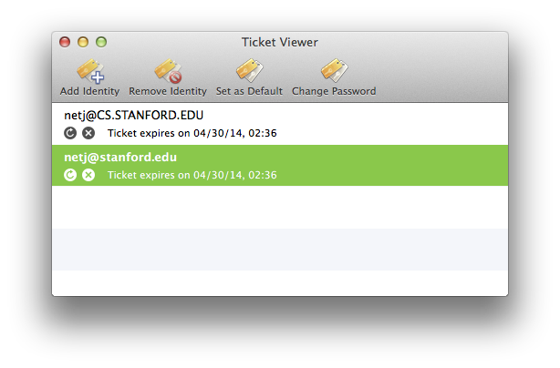 Screenshot of Ticket Viewer